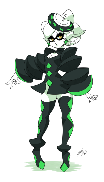 bigdeadalive:  Dress ideas for the Squid Sisters! 