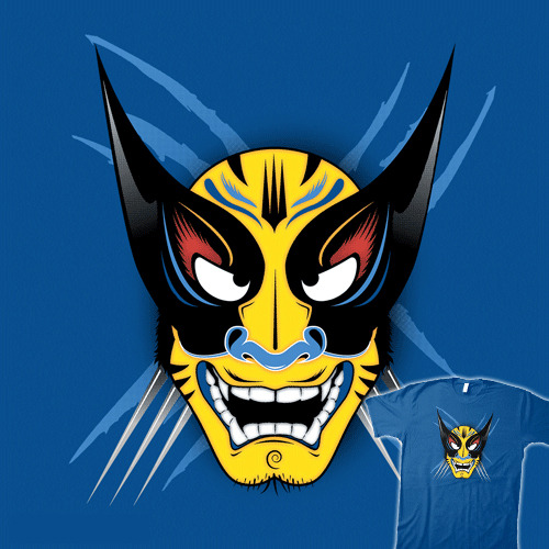 Kabuki Logan
Design by Ashley Hay.
Available April 23rd, at Shirtpunch. Only $6.99!