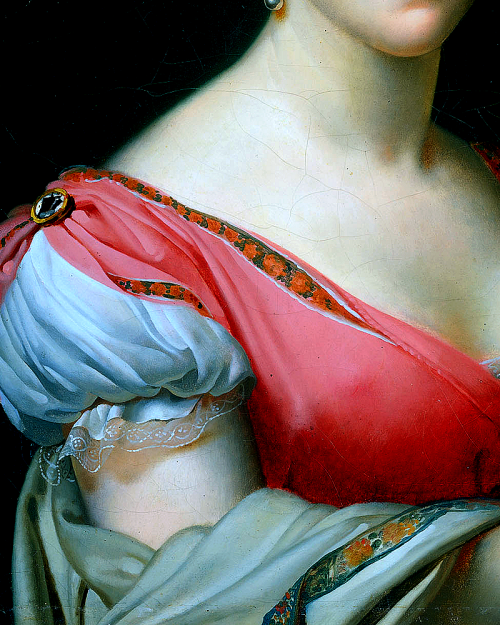 arsantiquis:Anne Louis Girodet-Trioson. Portret van Hortense de Beauharnais, Koningin van Holland, e