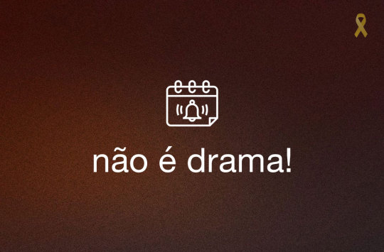 Não é drama!