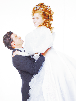 mickeyandcompany:Amy Adams and Patrick Dempsey in a photoshoot for Enchanted (2007)