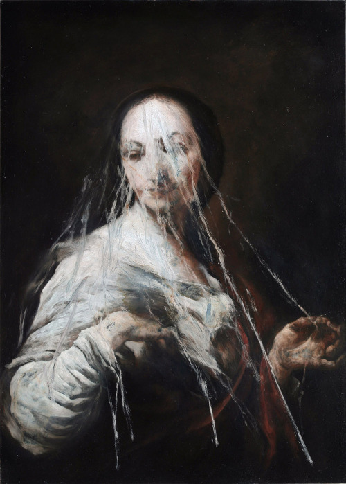 sixpenceee:  The following pieces of morbid art are by Nicola Samori, a 35 year old Italian artist. He says “My work stems from fear: fear of the body, of death, of men. I think my nature as an artist is something like feeling hopeless. Works are just