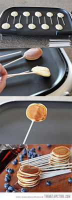 srsfunny:  Pancake Pops…http://srsfunny.tumblr.com/