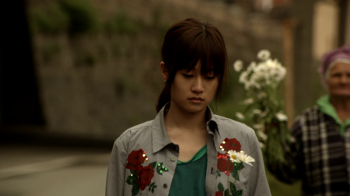 Seventh Code (Kurosawa Kiyoshi, 2013)Acchan’s graduation as imagined by Kurosawa. Split life. 