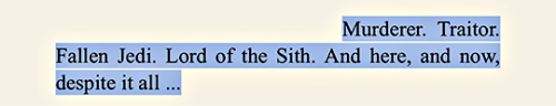 STAR WARS EPISODE III: REVENGE OF THE SITH [2005] OBI-WAN KENOBI: PART III [2022]