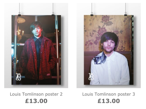 louistomlinsoncouk: Two posters from Louis’ photoshoot with 1883 Magazine are now available to