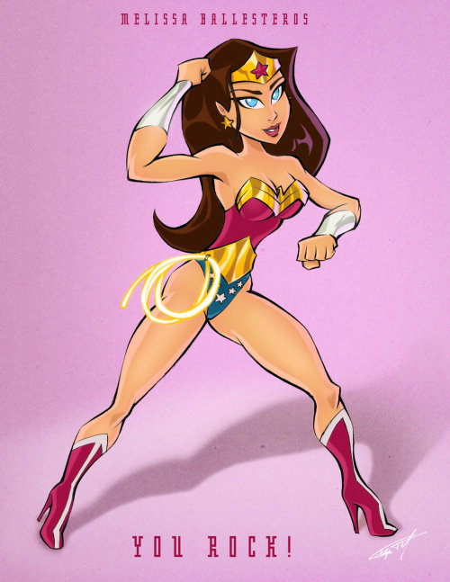 gelipetorres:  Wonder Woman pinup for a friend :)   <3