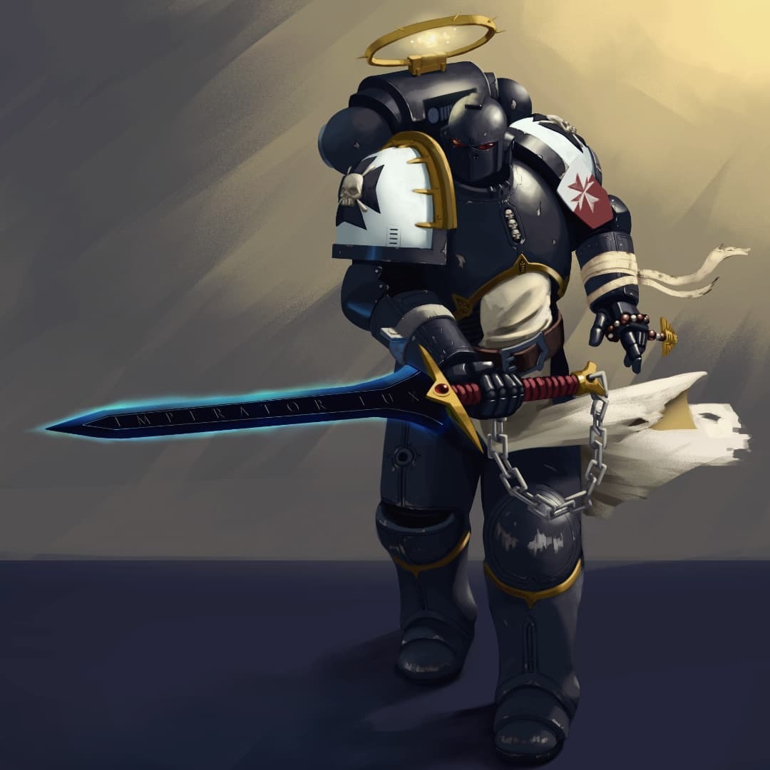 Warhammer artwork — Emperor's Champion by