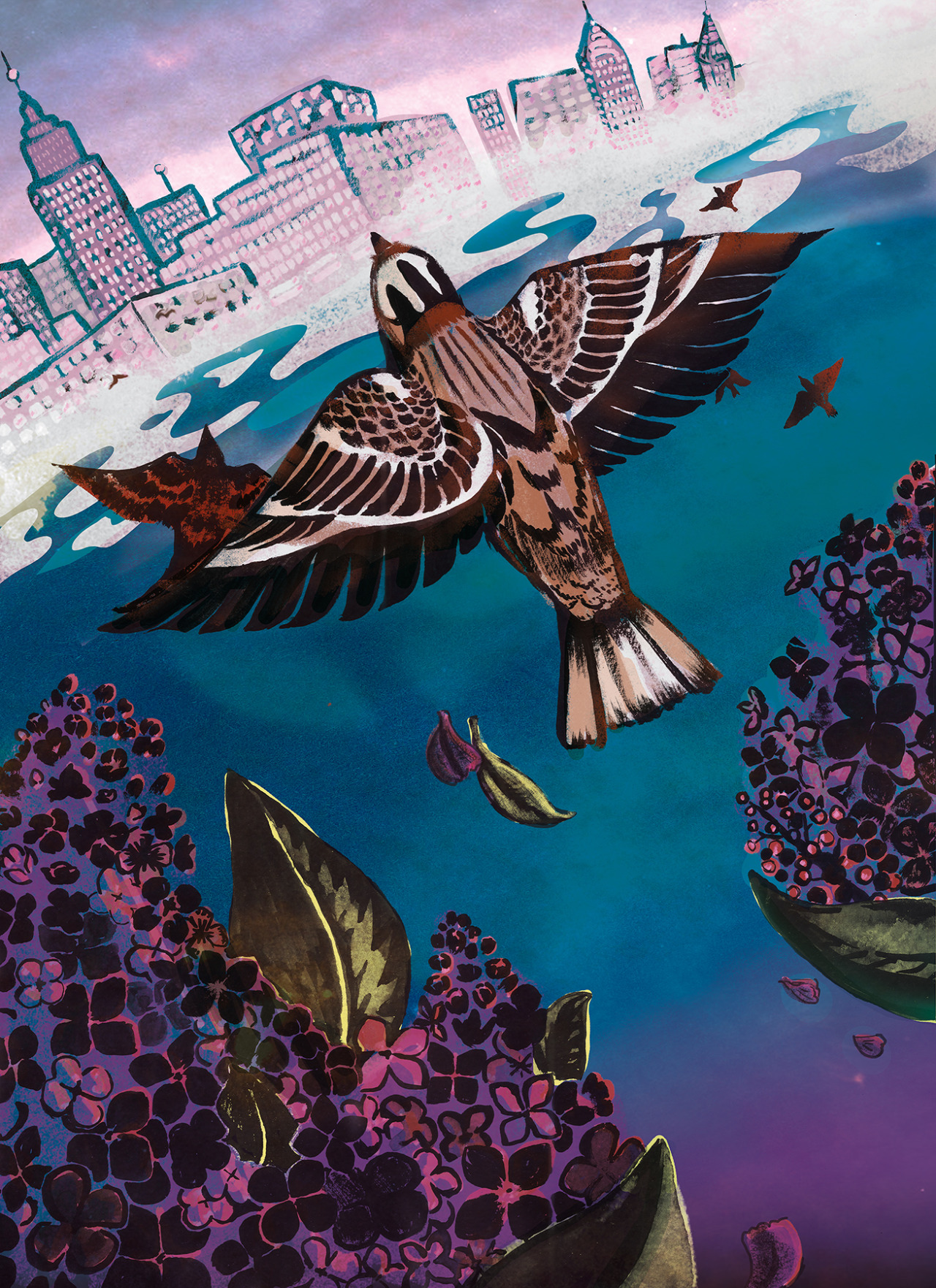 autumnmcleod:  Coming of Spring I’m practicing illustrating by choosing an editorial