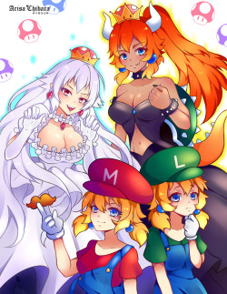 Arisa-Chibara: Booette, Bowsette, Mariette(?), Luigette(?) Lmao I Don’t Know Anymore