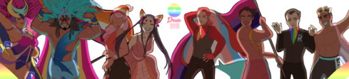 Happy Pride and Carribean heritage month! i decided to do a redraw of last years pride! This took so