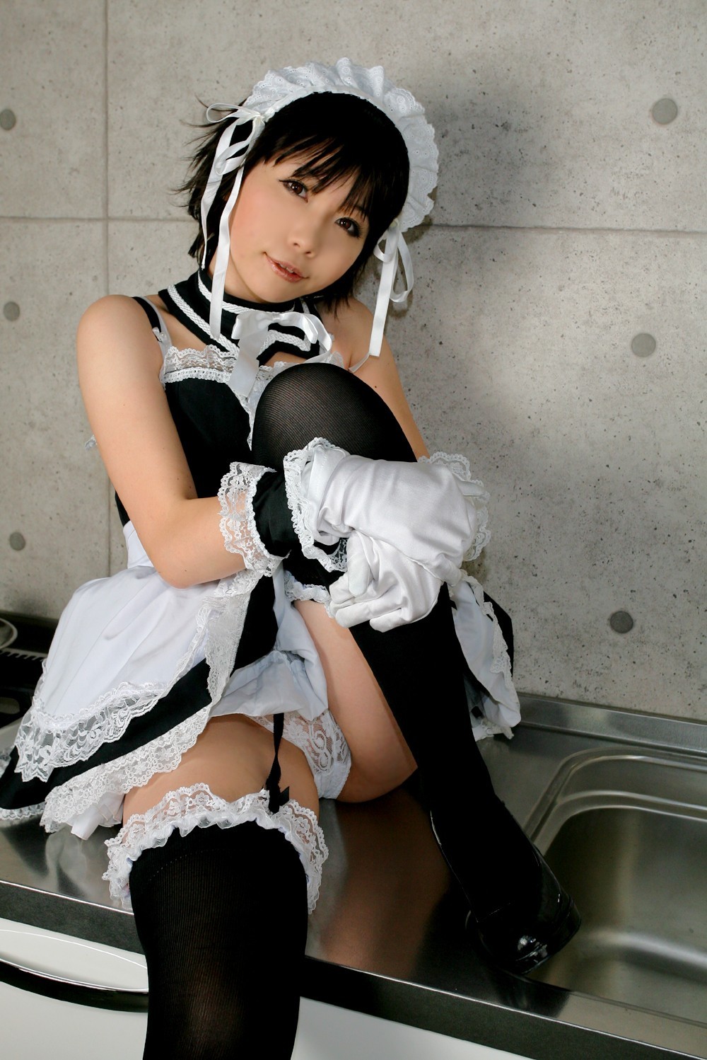 cosplayjapanesegirlidols:He is My Master - Izumi Sawatari (Pet Maid) [Higurashi]