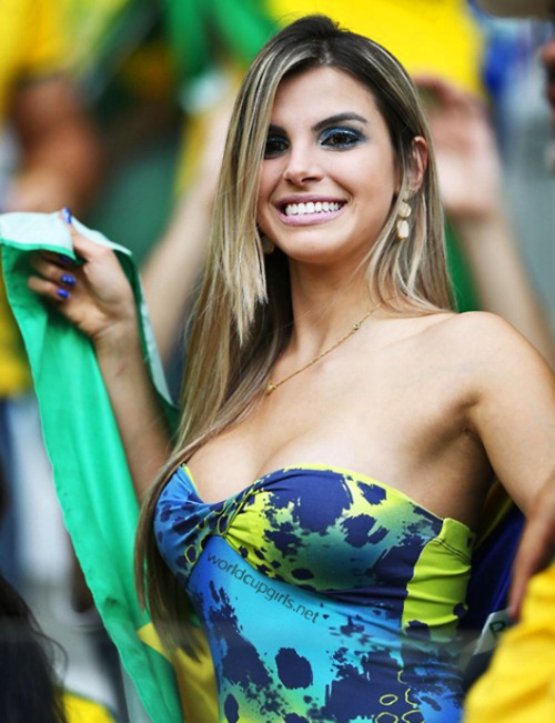 worldcup2014girls:  Who wants to see more sad and crying Brazilian fans? We don’t! Enjoy these Brazilian hotties instead :) *** GALLERY: Hot Brazilian Girls at World Cup 2014