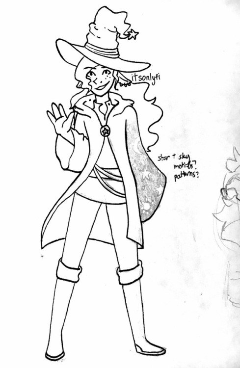 itsonlyfi:im trying to get my taako design down for my animatic :0