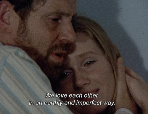 ozu-teapot:  Scener ur ett äktenskap (Scenes From A Marriage) | Ingmar Bergman | 1973Scene 6: Mitt i natten i ett mörkt hus någonstans i världen (In The Middle Of The Night In A Dark House Somewhere In The World)Erland Josephson, Liv Ullmann