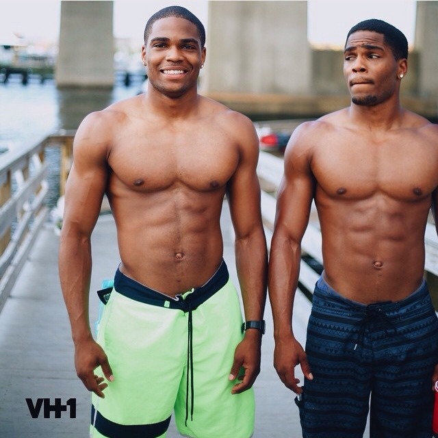 snapchatsfinestdudes:  Twins Torian &amp; Tre of VH1’s Twinning. Literally