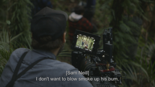 sam-neill:Behind the scenes of Hunt for the Wilderpeople (2016) dir. Taika Waititi