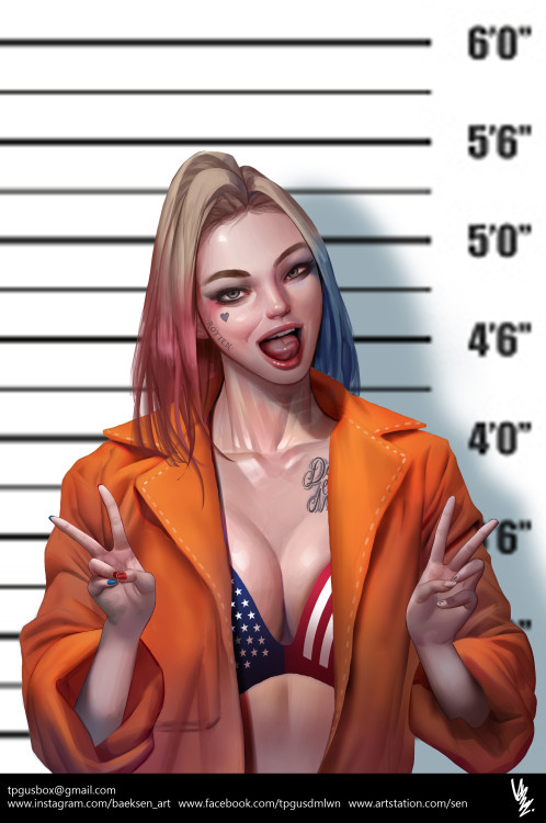 Harley Quinn_Harleen Francis Quinzel Sen Baekhttps://www.artstation.com/artwork/q9lXLy 