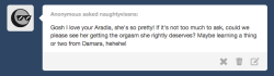 naughtyvixens:  im pretty sure i read a fanfic