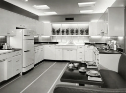 rogerwilkerson:  Modern Kitchen circa 1955 