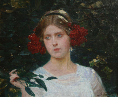 “Viburnum” Bronisław Wiśniewski (Polish;1866-1939 ) private collectionRynek Sztuki