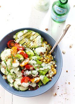 Do-Not-Touch-My-Food:  Veggie Bowls With Jalapeño Ranch