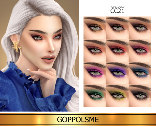 GPME-GOLD Eyeshadow CC 21Download at GOPPOLSME patreon ( No ad )Access to Exclusive GOPPOLSME Patreo