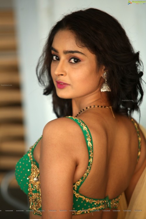  Nikitha Pawar in Backless Bikini Blouse….Set -1#1121#53939 Followers…