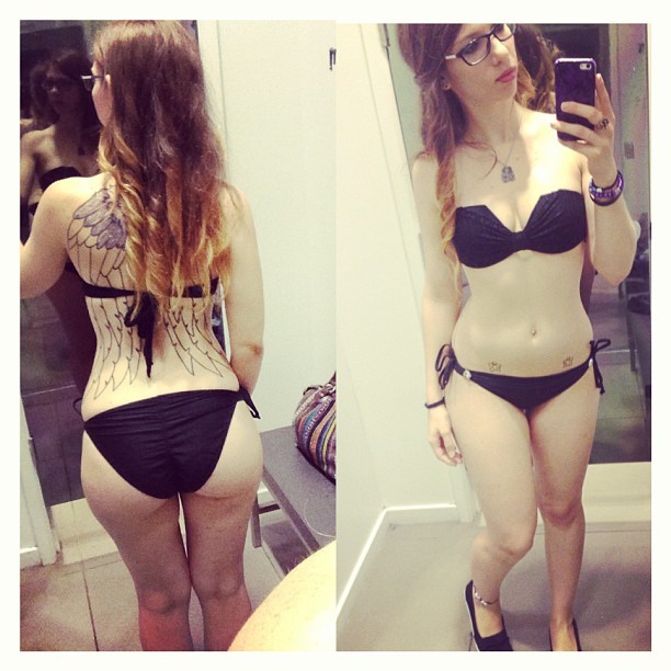 all-suicidegirls-all-the-time:  Dimples &amp; Spliff Suicide - I want. I so want