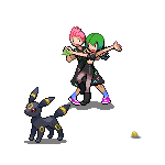 felt like fucking around and i made some sprite edits of me and my friends as pokemon trainers! top 