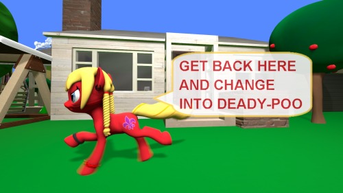 ask-the-out-buck-pony:(Ivory Shadow) I AM NOT GOING TO STOP RUNNING FROM THAT CRAZY SAINT NOT FOR ALL THE LOVE IN EQUESTRIAGuest @ask-melissa-and-the-band / d-azulrgb X3!
