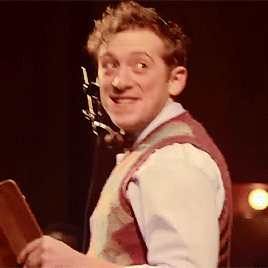 Ethan Slater as 'Max Weinbaum' in the play 'Good Night, Oscar' (2022)
