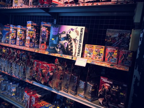 bootylicious-buggy:  bots-only-no-cons:  okamidensetsu:  Hero Gangu (Transformers) - Osaka  More Places   I’m clearly not shopping in the right places, I’ve never seen this amount of awesome in one shop!  Is this heaven