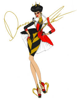 daren-the-designer-j:  Disney villains, Queen Of Hearts by Daren J