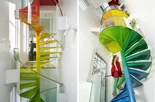 odditiesoflife:  Seven Surprising Modern Staircases Staircases can really make a house incredible. Although they are a necessity for moving among levels, they certainly don’t have to be boring. Each of the above featured staircases have an incredibly