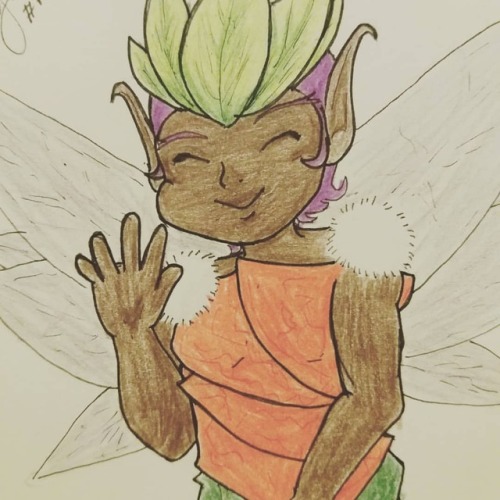 Para o dia 3 de #februfairy uma charmosa #Pixie. For the third day of FebruFairy a charming pixie. #