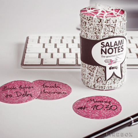 naveplanetexpress:  Post-It de Salami.