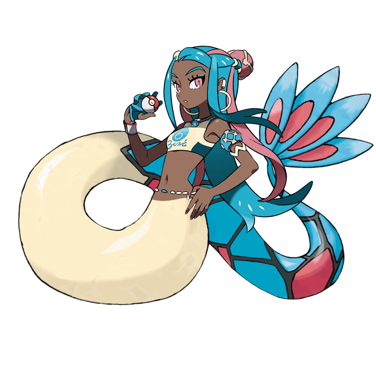 Fun With Colours - BLM — Mermaid Nessa with a Milotic palette
