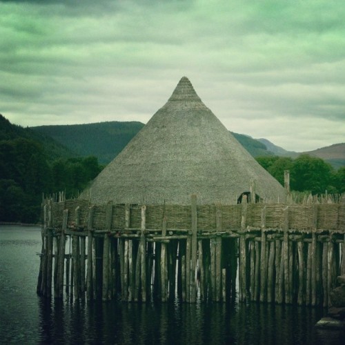 voiceofnature - This is a crannog in a Scottish lake, the celts...
