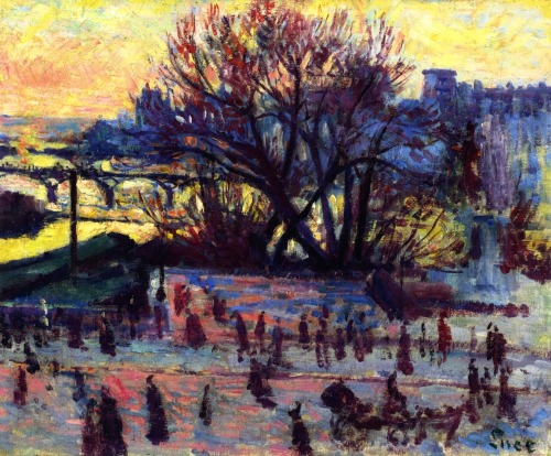 The Seine, View from Pissarro’s Studio - Maximilien Luce