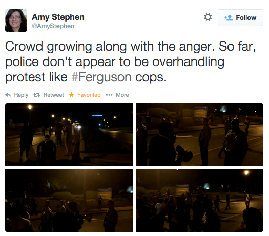 socialjusticekoolaid:  revolutionarykoolaid: HAPPENING NOW (10.9.14): Another young