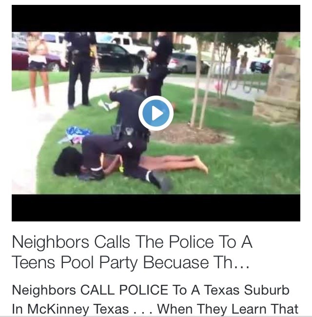 sokolo-so:  krxs10:  Neighbors call police to a Suburb in McKinney,Texas when they