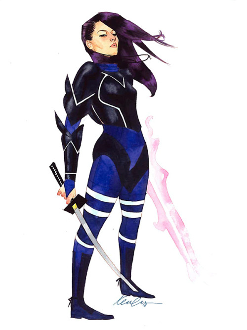 kevinwada: Psylocke Redesign 2014