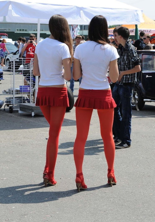 danskin88:Sexy red tights