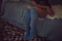 btslingerie:  it’s the little things that create that cozy feeling, pointelle socks on a cold fall/winter day - Between the Sheets Legwear 