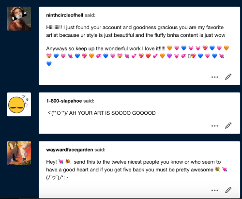 Everyone here is so nice and supportive and ahhhhhhh!!! Just reading such comments brightens the res