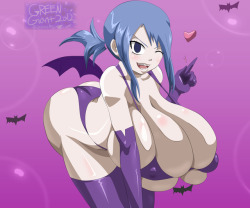 greengiant2012:Enjoy this halloween juvia pic guys ;9