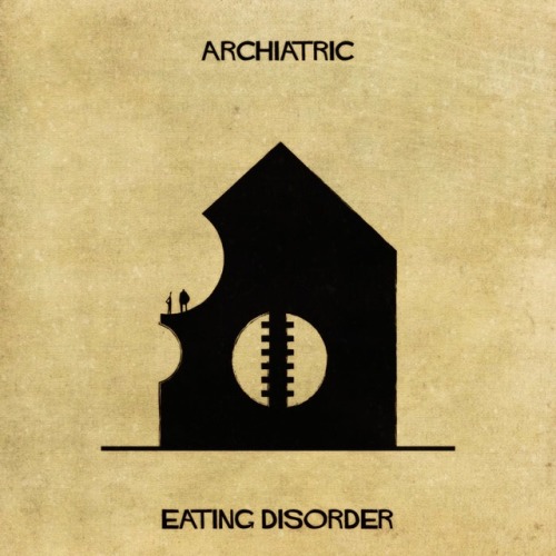 Using Architecture To Explain 16 Mental Illnesses And Disorders. Archiatric by Federico Babina.