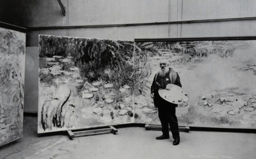 Porn photo Claude Monet in his studio. Wowowowowow.