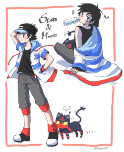 kipam:  [Satoshi (Ash)] Sun &amp; Moon ( Imagination 2, 3 )  1&gt;&gt; http://kipam.tumblr.com/post/144206289622/satoshi-ash-sun-moon-imagination 